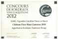 Médaille d’argent - Concours Bordeaux